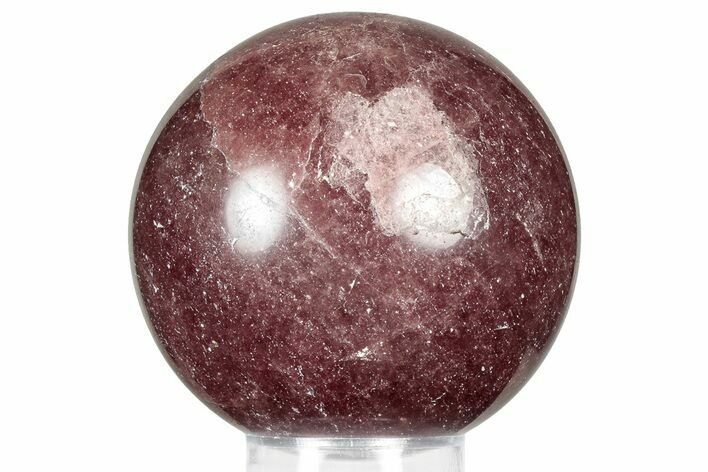 Polished Strawberry Quartz Sphere - Brazil #359868